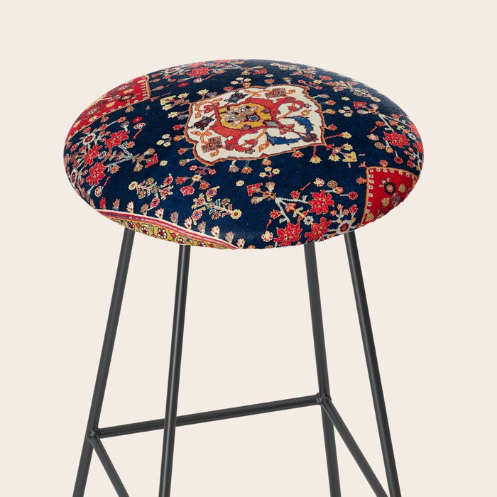 Qashqaâi Kashkuli Fars Southwest Persian Rug Print Stool Gallery Image 2