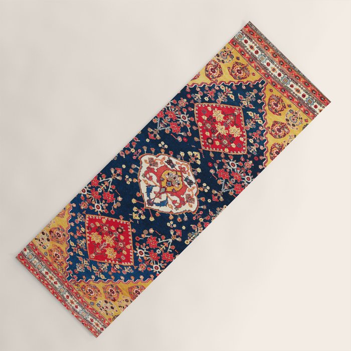 Qashqaâi Kashkuli Fars Southwest Persian Rug Print Yoga Mat Gallery Image 1