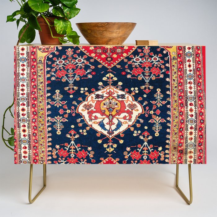 Qashqaâi Kashkuli Fars Southwest Persian Rug Print Credenza Gallery Image 1