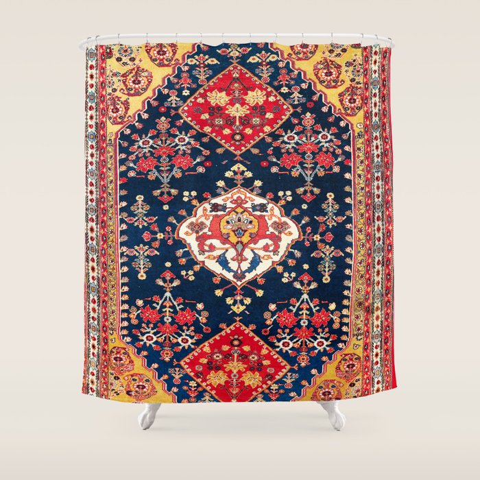 Qashqaâi Kashkuli Fars Southwest Persian Rug Print Shower Curtain Gallery Image 1