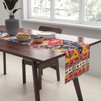 Qashqaâi Kashkuli Fars Southwest Persian Rug Print Table Runner Gallery Image 2