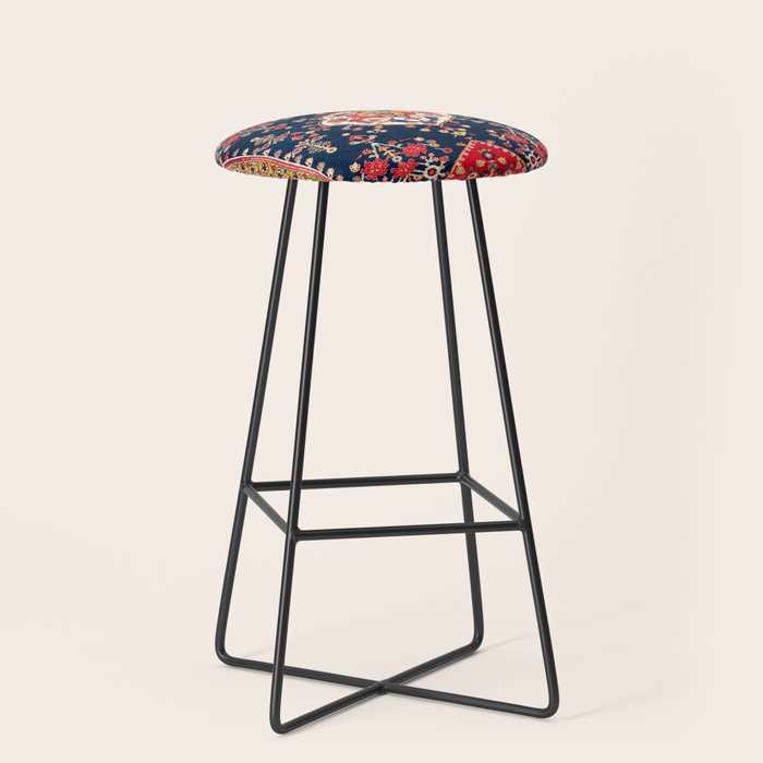 Qashqaâi Kashkuli Fars Southwest Persian Rug Print Stool Gallery Image 1