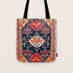 Qashqaâi Kashkuli Fars Southwest Persian Rug Print Tote Bag Gallery Image 1