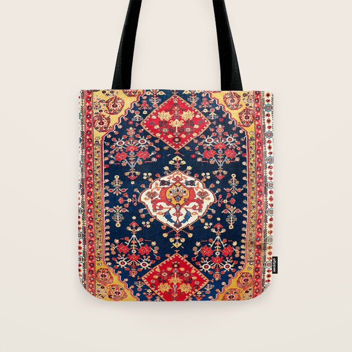 Qashqaâi Kashkuli Fars Southwest Persian Rug Print Tote Bag Gallery Image 1