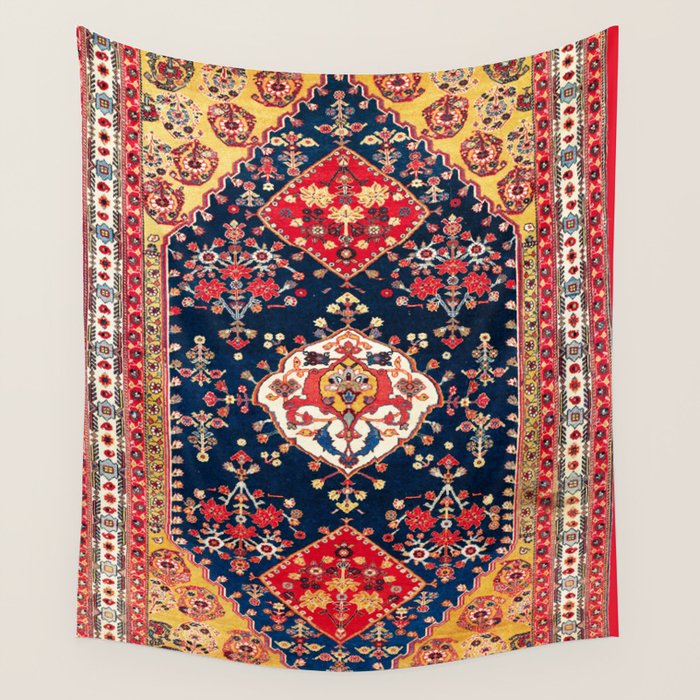 Qashqaâi Kashkuli Fars Southwest Persian Rug Print Wall Tapestry Gallery Image 1