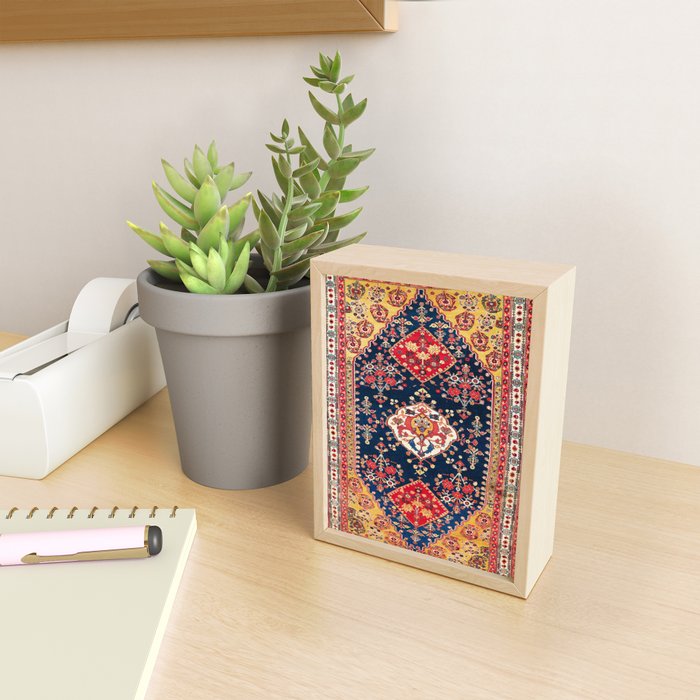 Qashqaâi Kashkuli Fars Southwest Persian Rug Print Mini Art Print Gallery Image 2