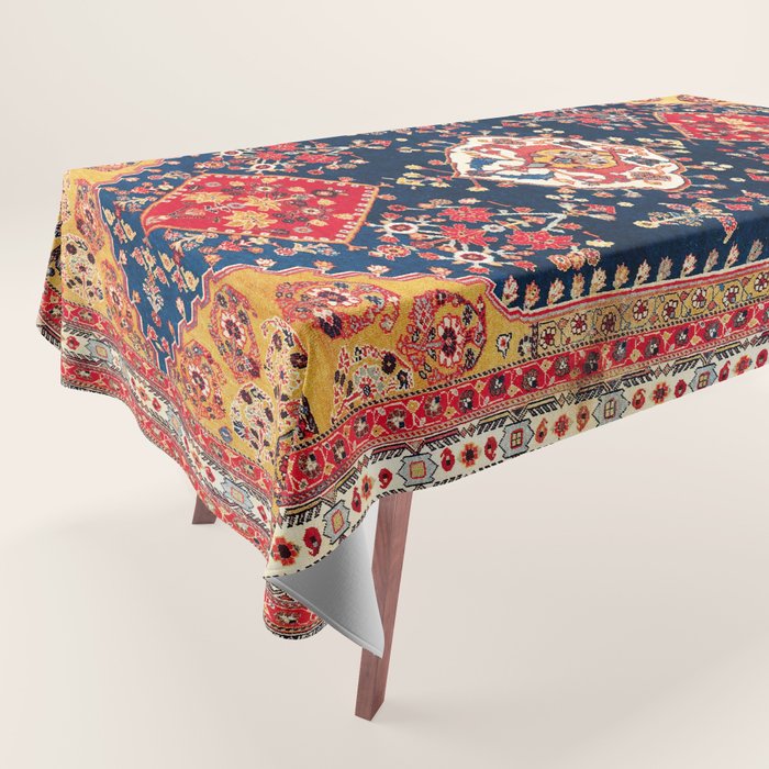 Qashqaâi Kashkuli Fars Southwest Persian Rug Print Tablecloth Gallery Image 1
