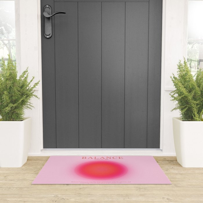 Gradient Angel Numbers: Angel Number 888 - Balance (Pink Palette) Welcome Mat Gallery Image 3