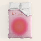 Gradient Angel Numbers: Angel Number 888 - Balance (Pink Palette) Duvet Cover Gallery Image 6