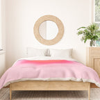 Gradient Angel Numbers: Angel Number 888 - Balance (Pink Palette) Duvet Cover Gallery Image 3