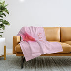 Gradient Angel Numbers: Angel Number 888 - Balance (Pink Palette) Throw Blanket Gallery Image 1