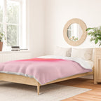 Gradient Angel Numbers: Angel Number 888 - Balance (Pink Palette) Duvet Cover Gallery Image 2