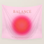 Gradient Angel Numbers: Angel Number 888 - Balance (Pink Palette) Wall Tapestry Gallery Image 4