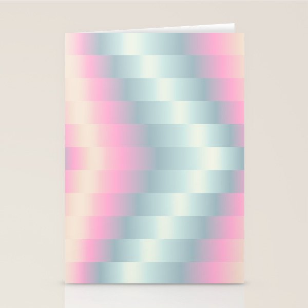 Blurred holographic Zigzag Stationery Card Gallery Image 1