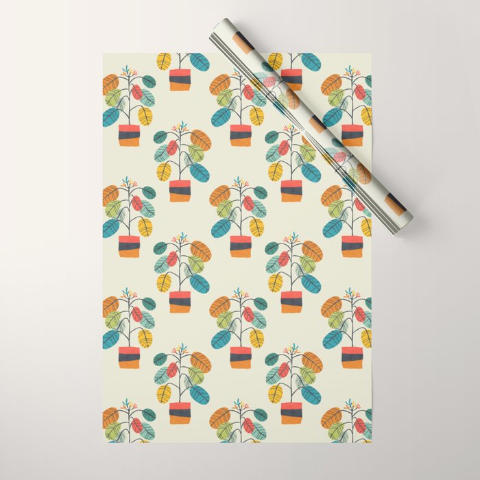 Potted plant 2 Wrapping Paper Gallery Image 1