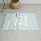 Pray For Surf Rug Gallery Image 1