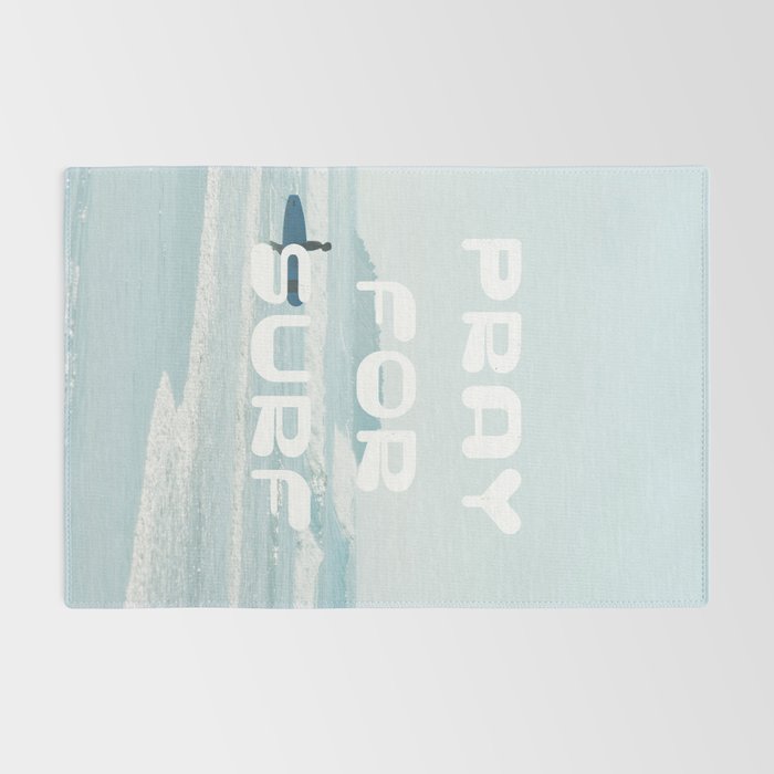 Pray For Surf Rug Gallery Image 2