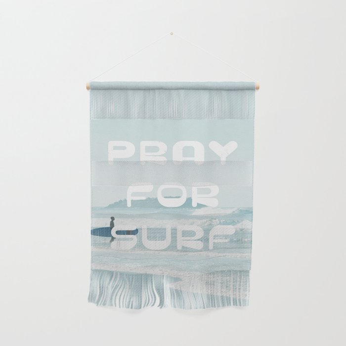 Pray For Surf Wall Hanging Gallery Image 1
