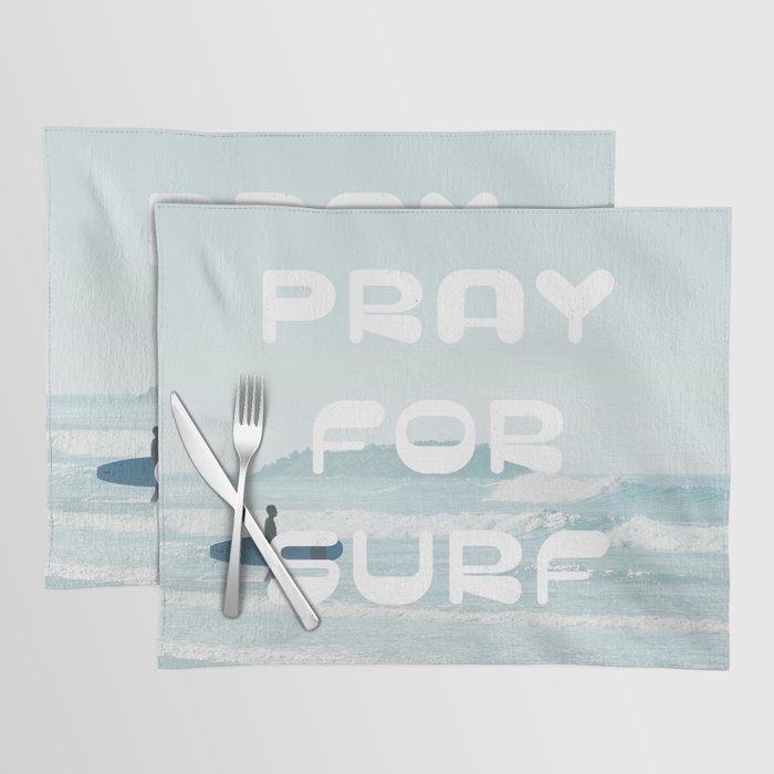 Pray For Surf Placemat Gallery Image 1