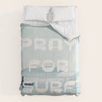 Pray For Surf Comforter Gallery Image 6