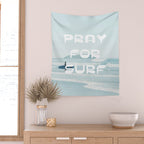 Pray For Surf Wall Tapestry Gallery Image 2