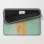 Artist Mughal Title Beauty Holding a Flower Place India Indian Miniature Painting  Laptop Sleeve Gallery Image 2