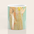 Artist Mughal Title Beauty Holding a Flower Place India Indian Miniature Painting  Coffee Mug Gallery Image 4