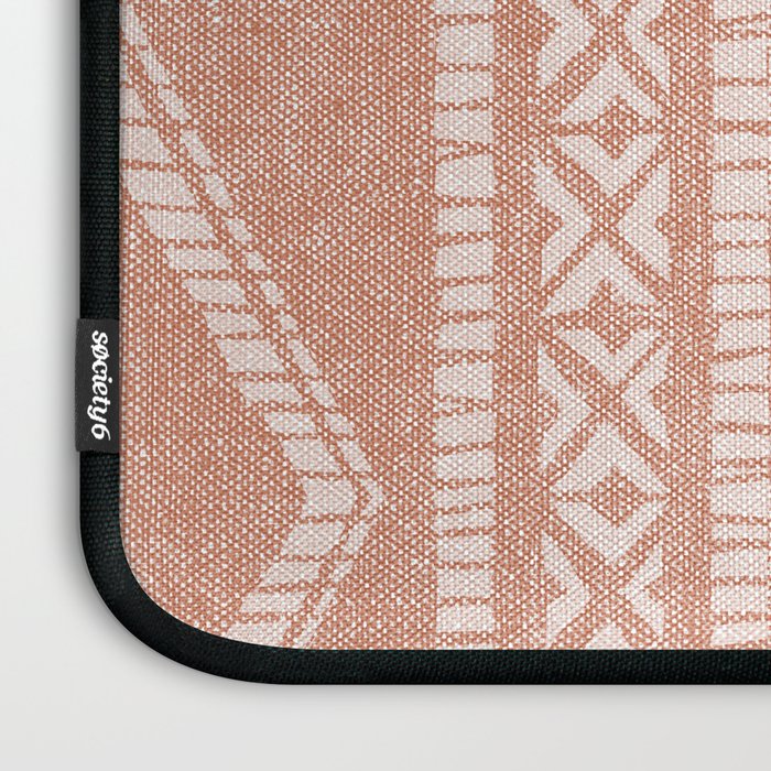 oceania diamond stripes - terracotta Laptop Sleeve Gallery Image 3