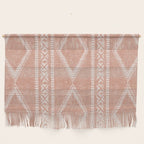 oceania diamond stripes - terracotta Wall Hanging Gallery Image 1