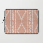 oceania diamond stripes - terracotta Laptop Sleeve Gallery Image 1