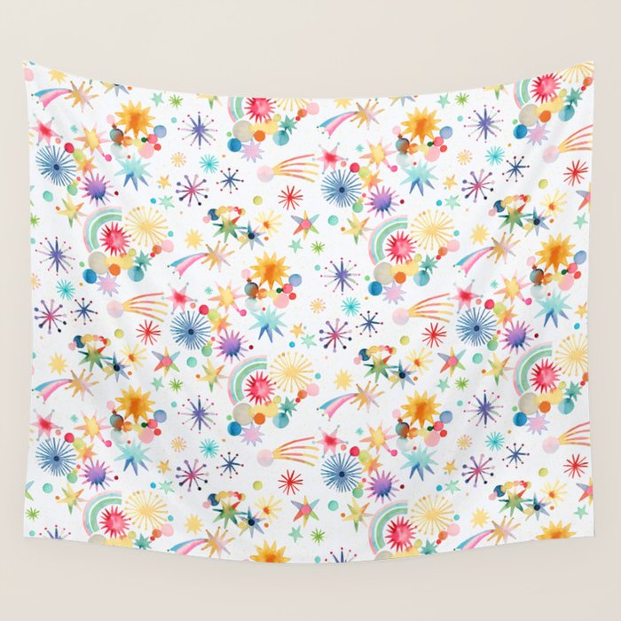 Holiday 2025 Shooting Stars Sky Wall Tapestry Gallery Image 1