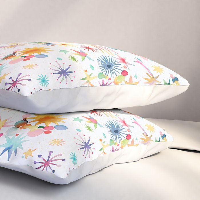 Holiday 2025 Shooting Stars Sky Pillow Sham Gallery Image 3