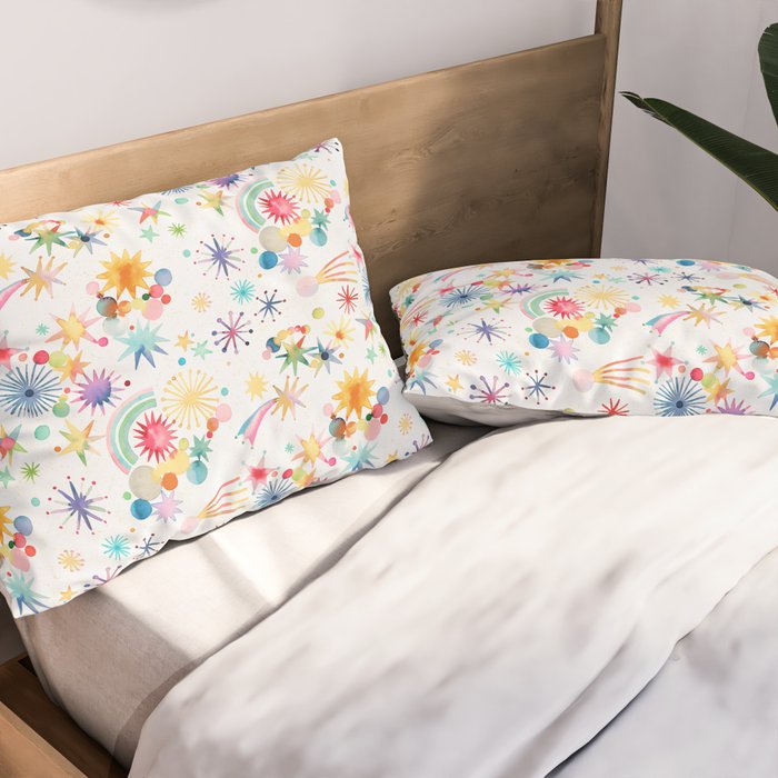 Holiday 2025 Shooting Stars Sky Pillow Sham Gallery Image 2