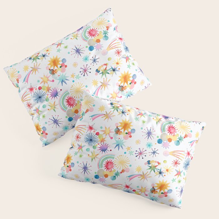 Holiday 2025 Shooting Stars Sky Pillow Sham Gallery Image 3