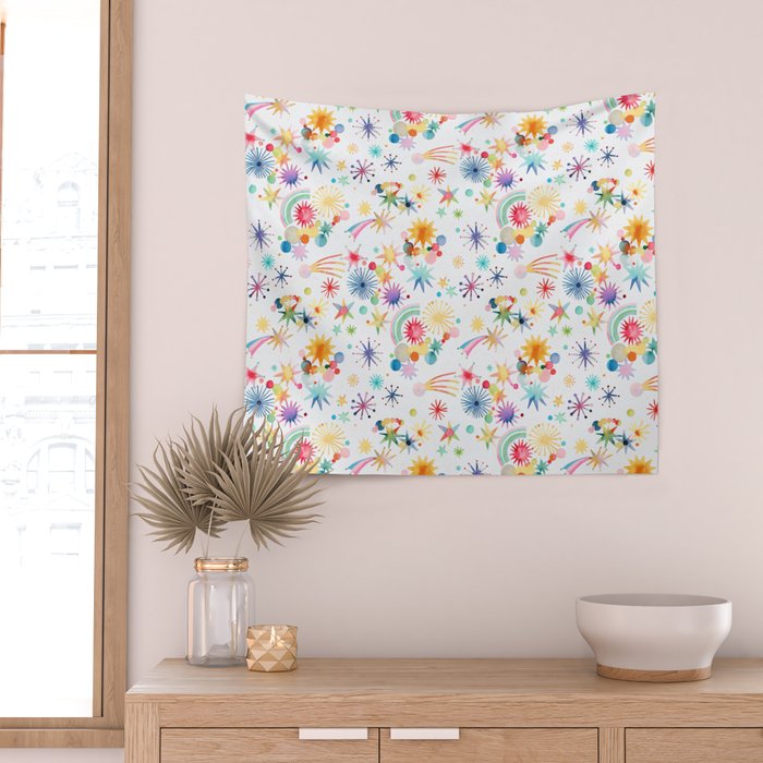 Holiday 2025 Shooting Stars Sky Wall Tapestry Gallery Image 2