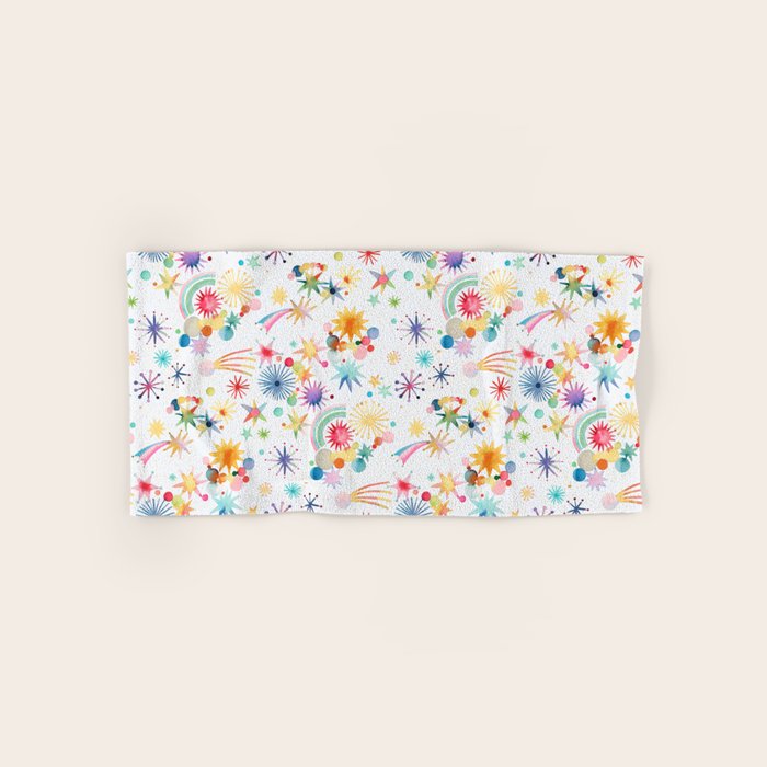 Holiday 2025 Shooting Stars Sky Bath Towel Gallery Image 1