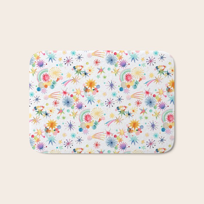 Holiday 2025 Shooting Stars Sky Bath Mat Gallery Image 1