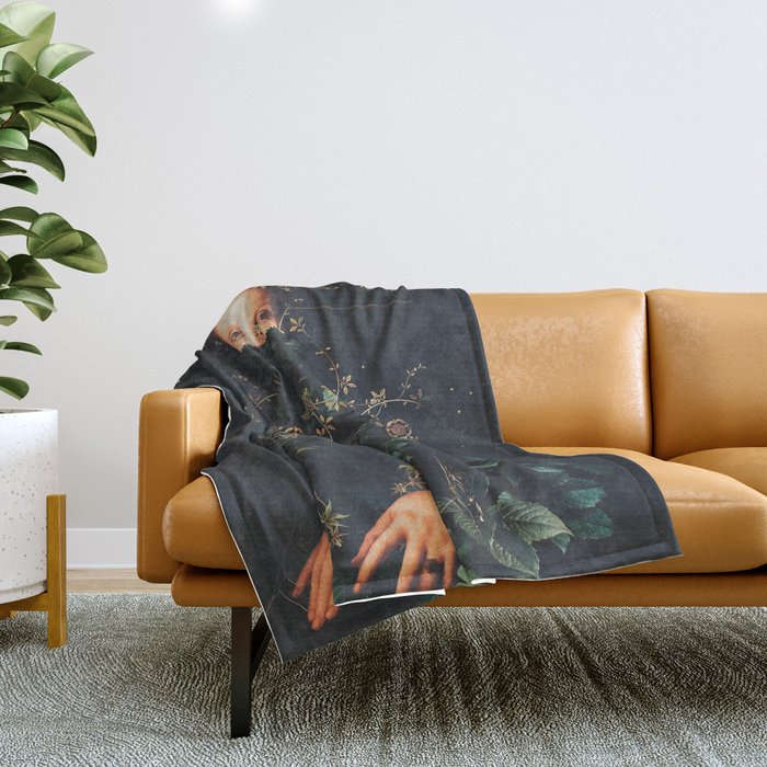 Patience II Throw Blanket Gallery Image 1