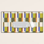 Multicolor Rectangles Desk Mat Gallery Image 1