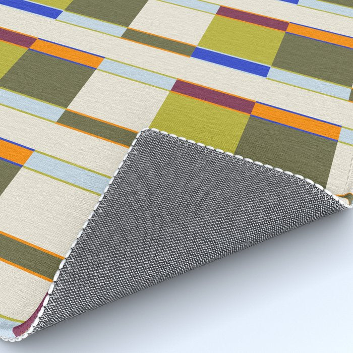 Multicolor Rectangles Rug Gallery Image 4