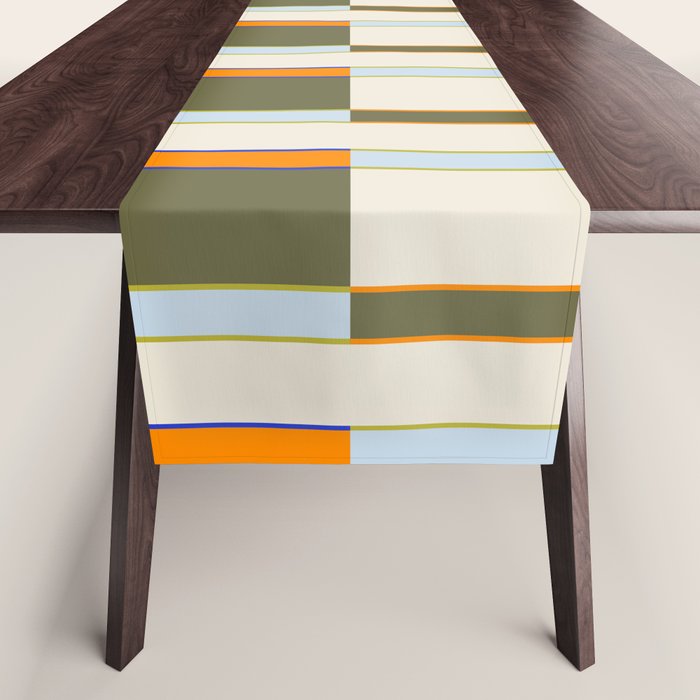 Multicolor Rectangles Table Runner Gallery Image 1