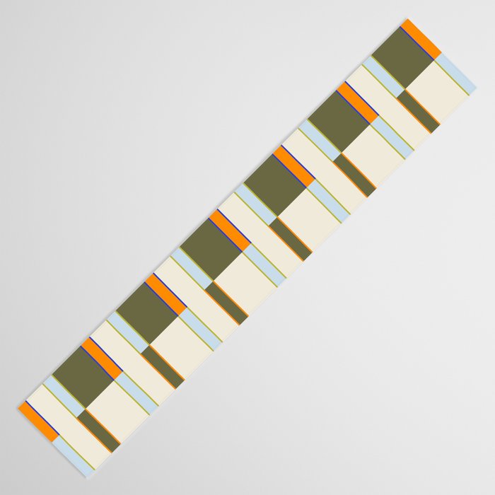 Multicolor Rectangles Table Runner Gallery Image 3