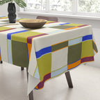 Multicolor Rectangles Tablecloth Gallery Image 3