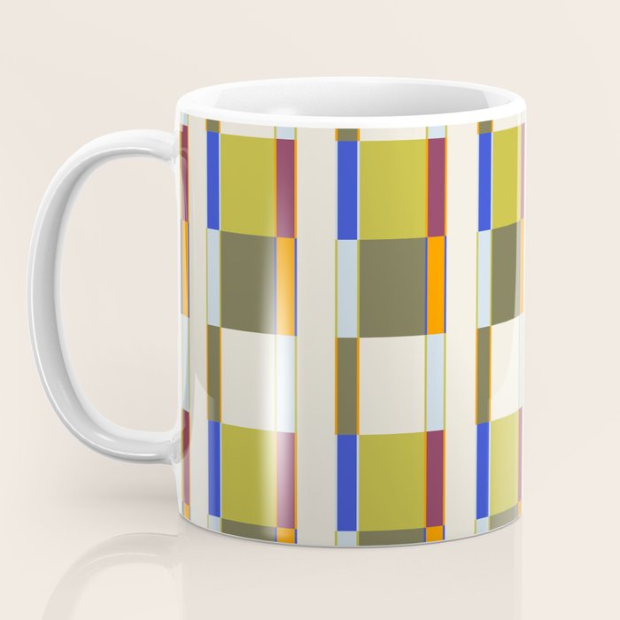Multicolor Rectangles Coffee Mug Gallery Image 3