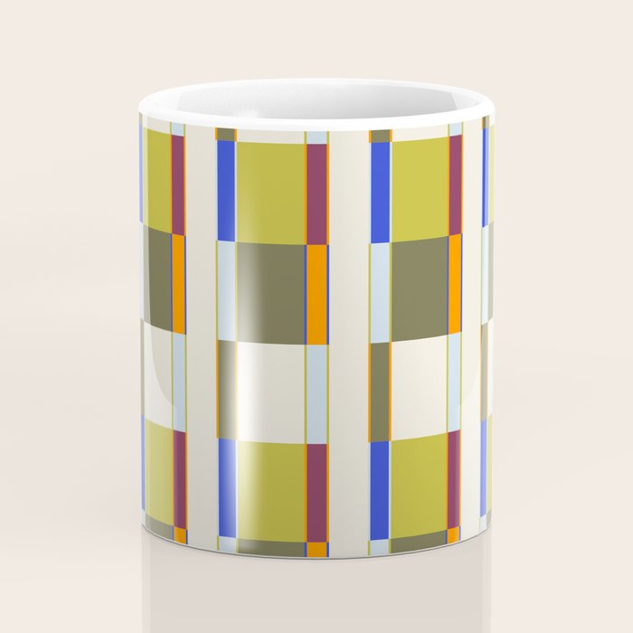 Multicolor Rectangles Coffee Mug Gallery Image 4