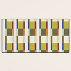 Multicolor Rectangles Desk Mat Gallery Image 3