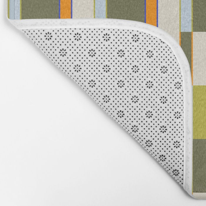 Multicolor Rectangles Bath Mat Gallery Image 2