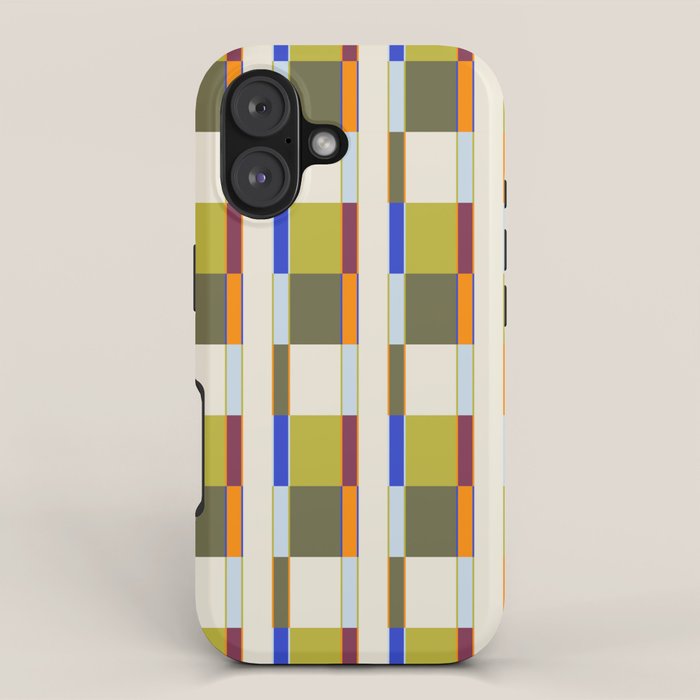 Multicolor Rectangles iPhone Case Gallery Image 1