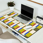 Multicolor Rectangles Desk Mat Gallery Image 2