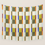 Multicolor Rectangles Wall Tapestry Gallery Image 4